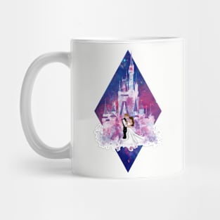 Diamond Galaxy Wedding Couple Mug